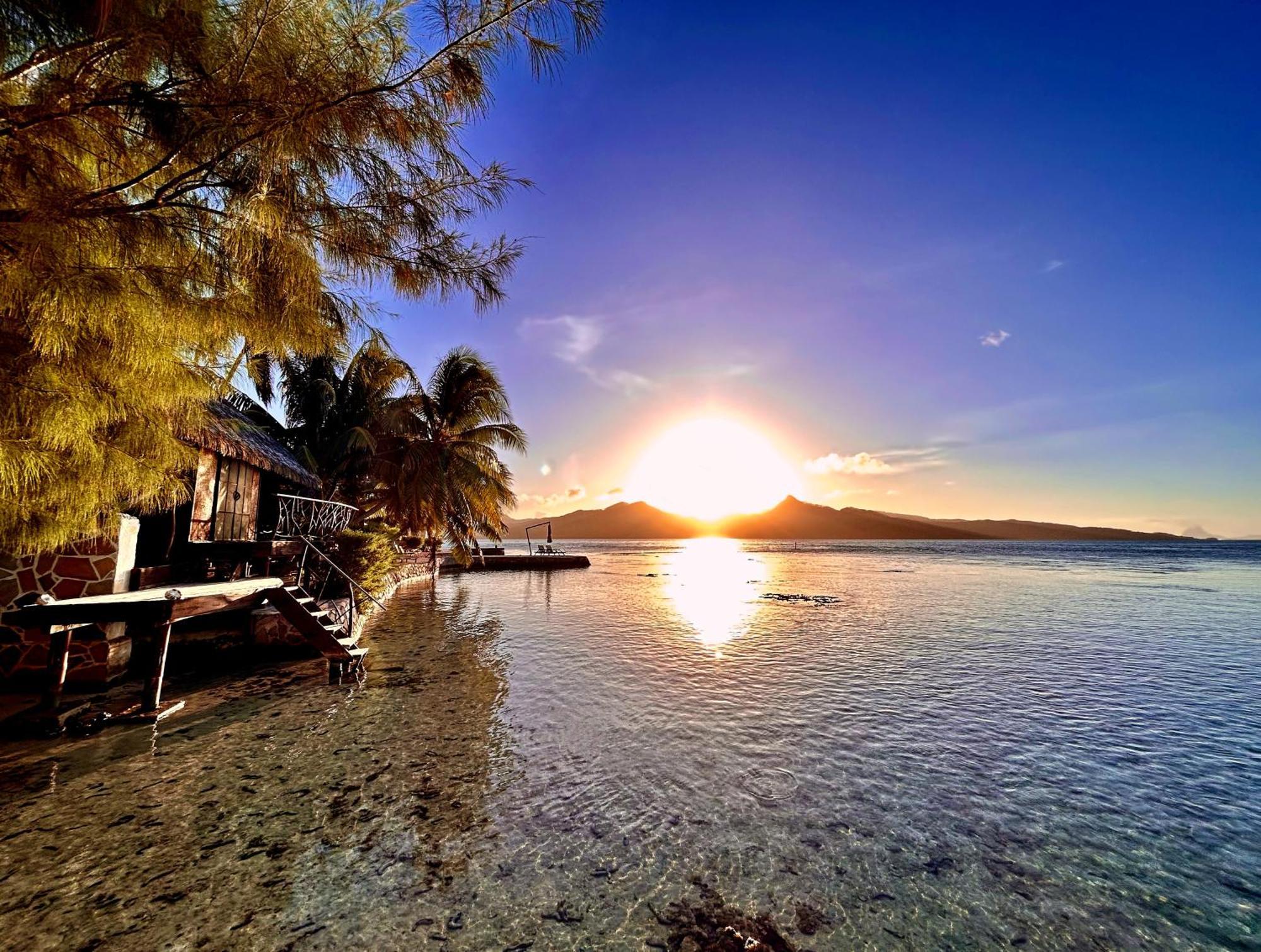 Hotel Eden Private Island Tahaa Patio  Exteriér fotografie