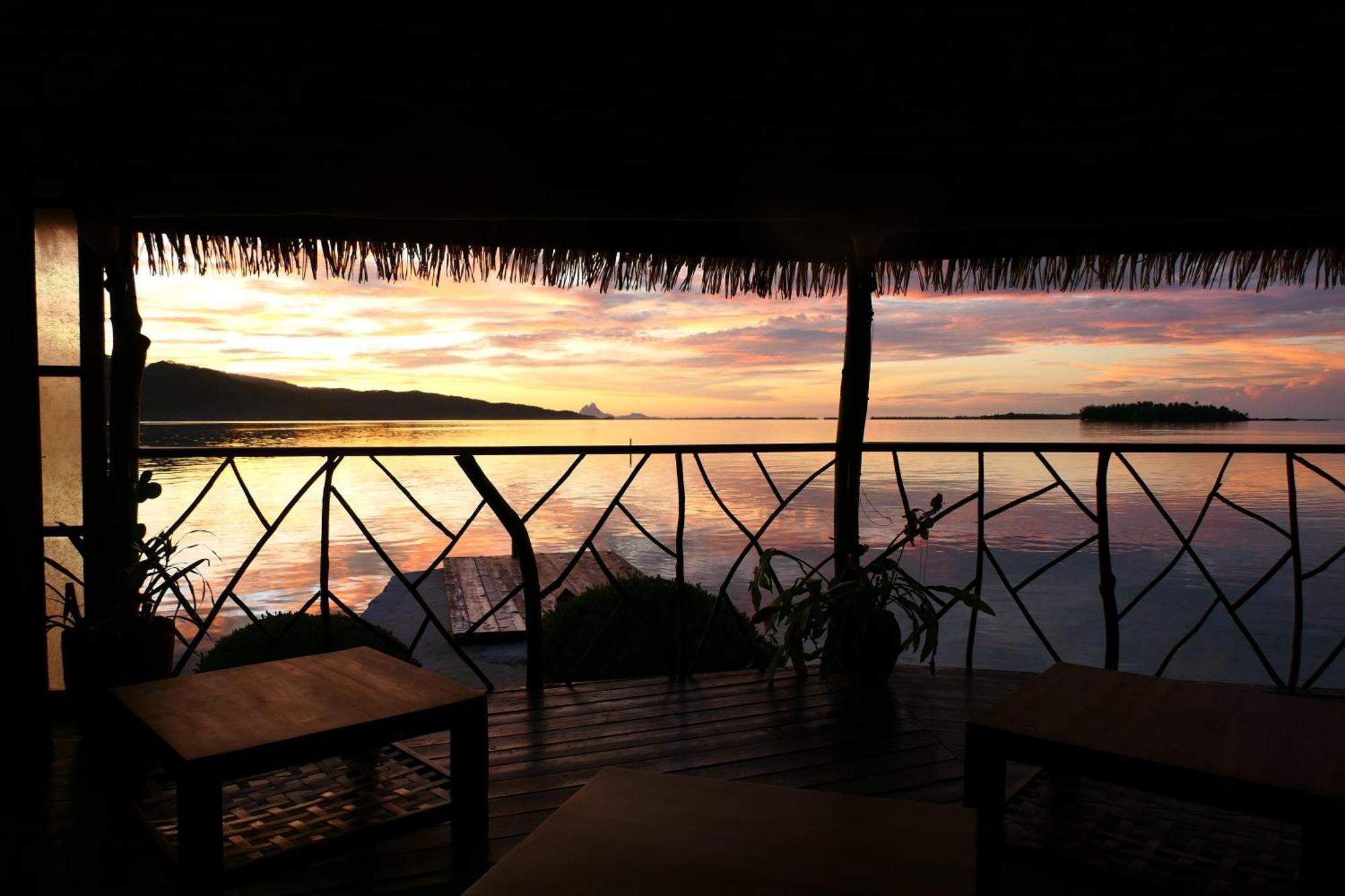 Hotel Eden Private Island Tahaa Patio  Exteriér fotografie