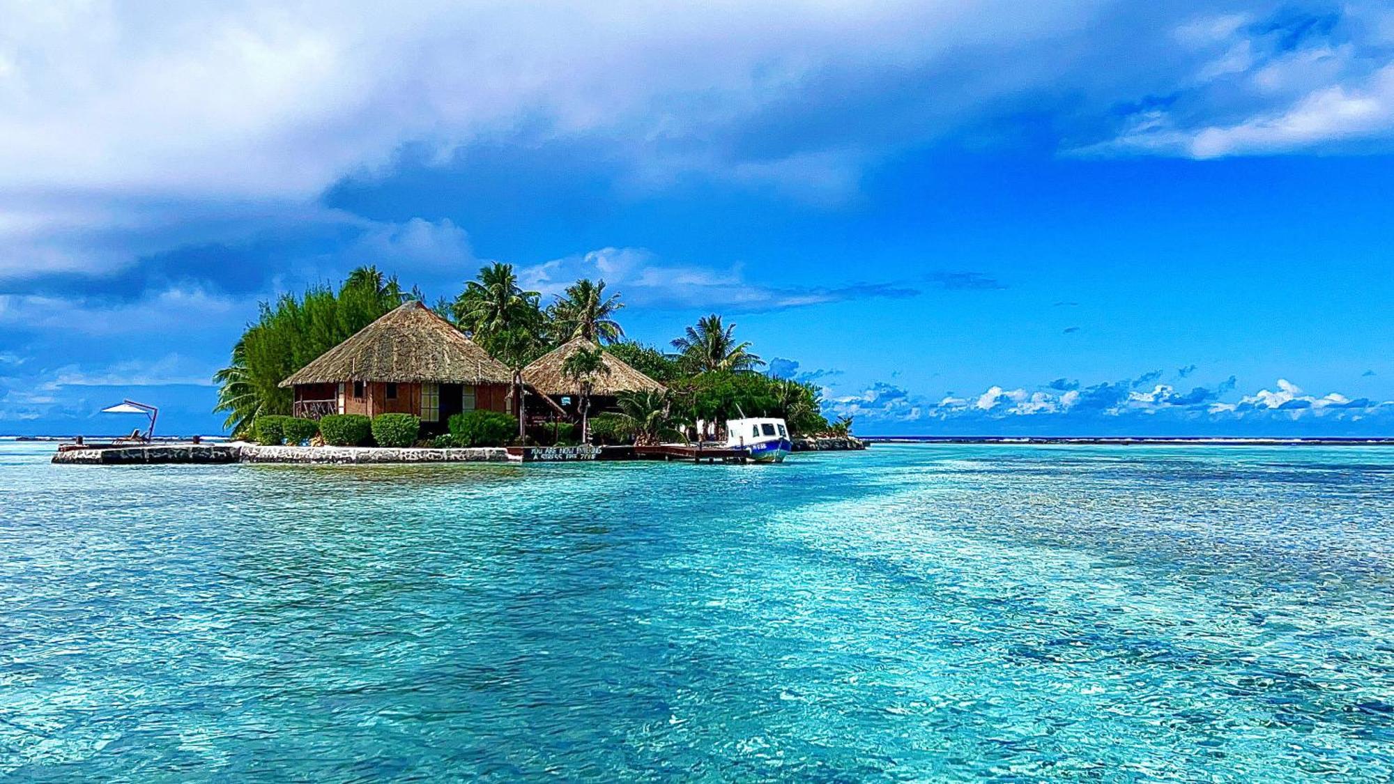 Hotel Eden Private Island Tahaa Patio  Exteriér fotografie