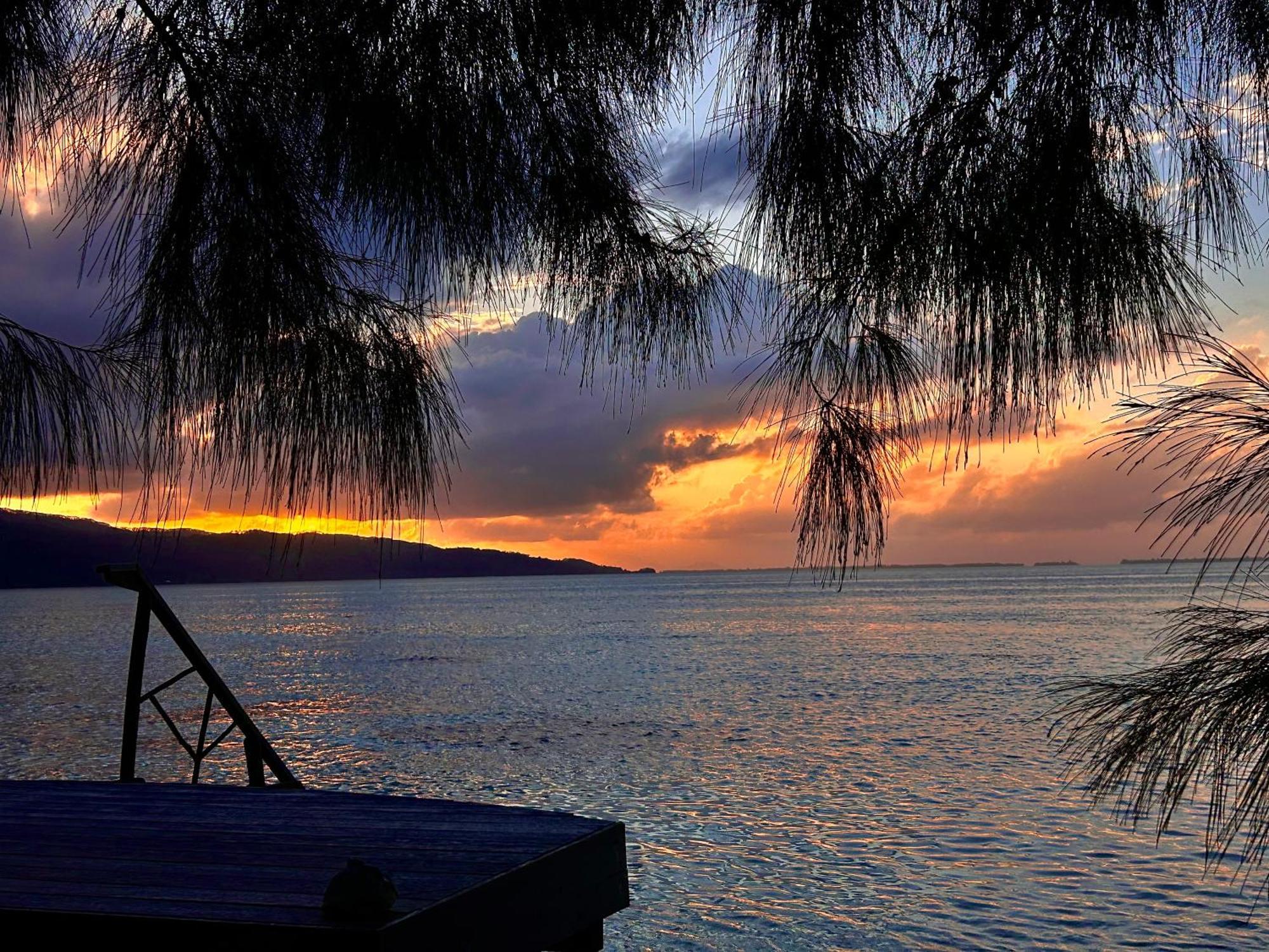 Hotel Eden Private Island Tahaa Patio  Exteriér fotografie