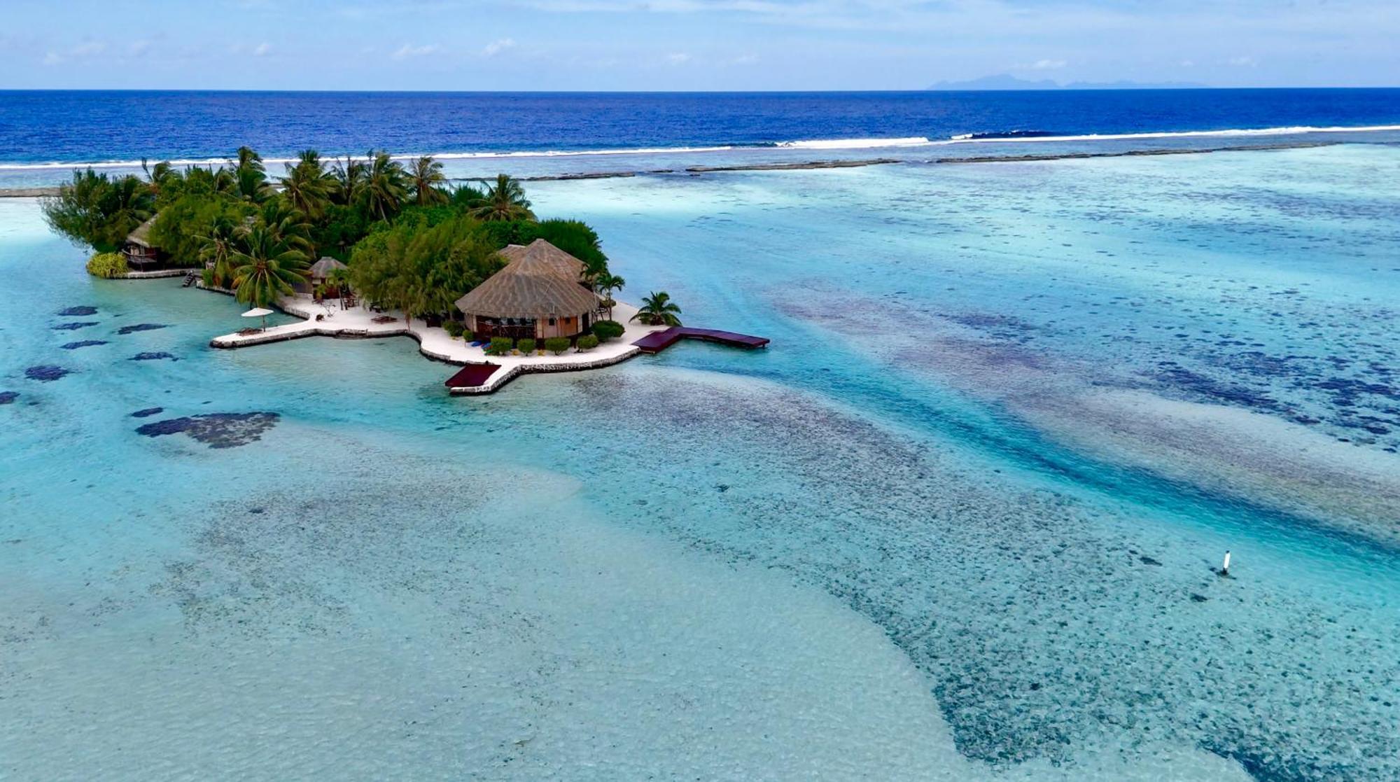 Hotel Eden Private Island Tahaa Patio  Exteriér fotografie