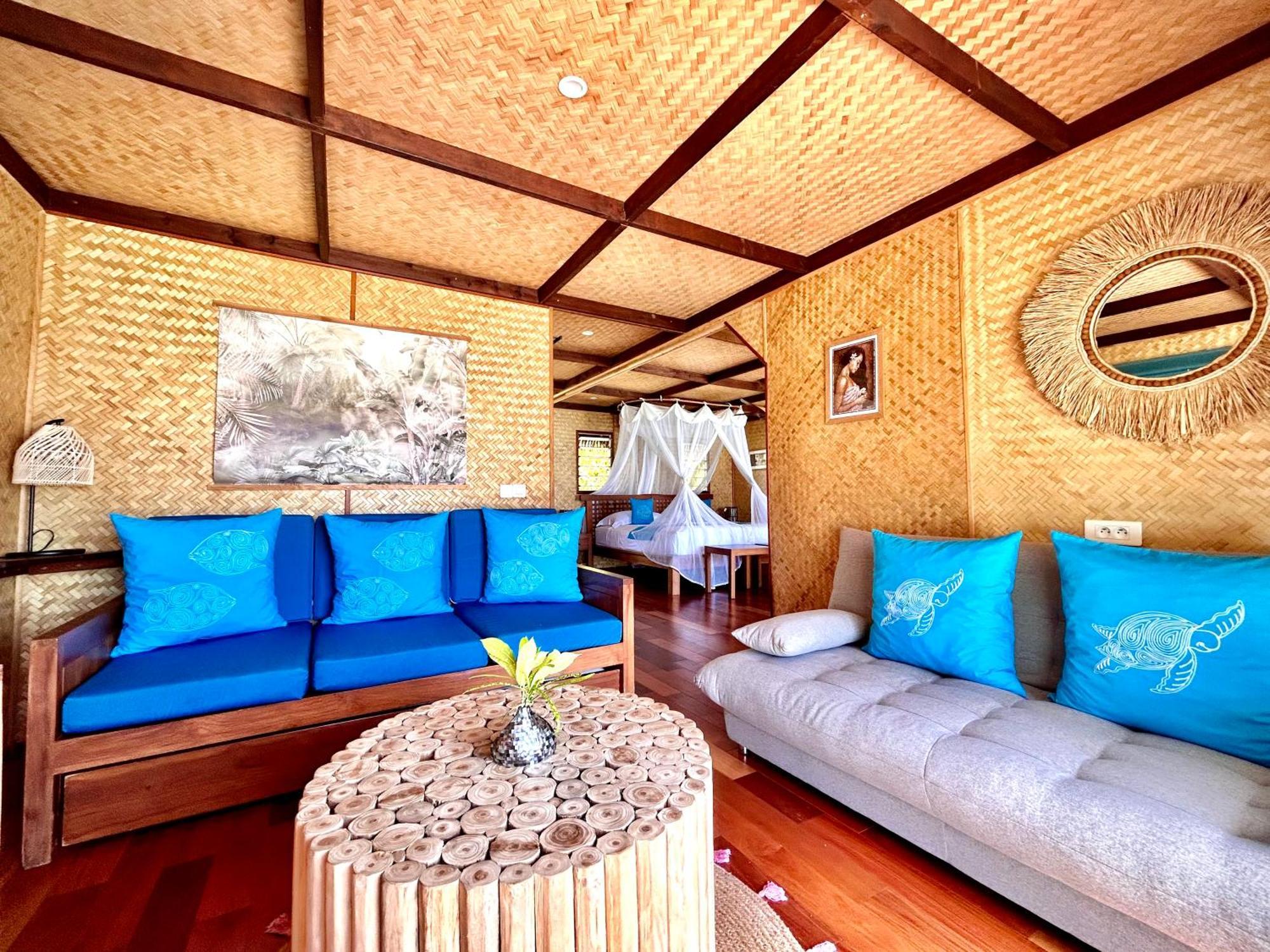 Hotel Eden Private Island Tahaa Patio  Exteriér fotografie