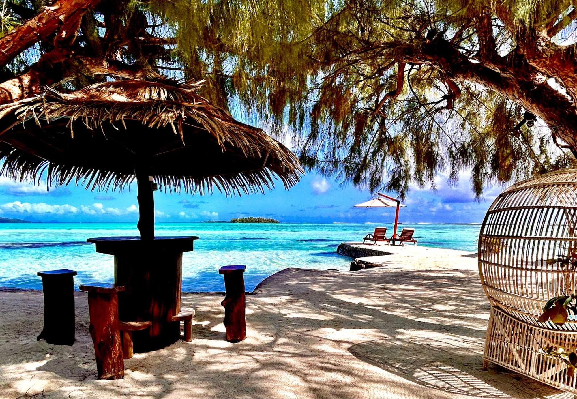 Hotel Eden Private Island Tahaa Patio  Exteriér fotografie