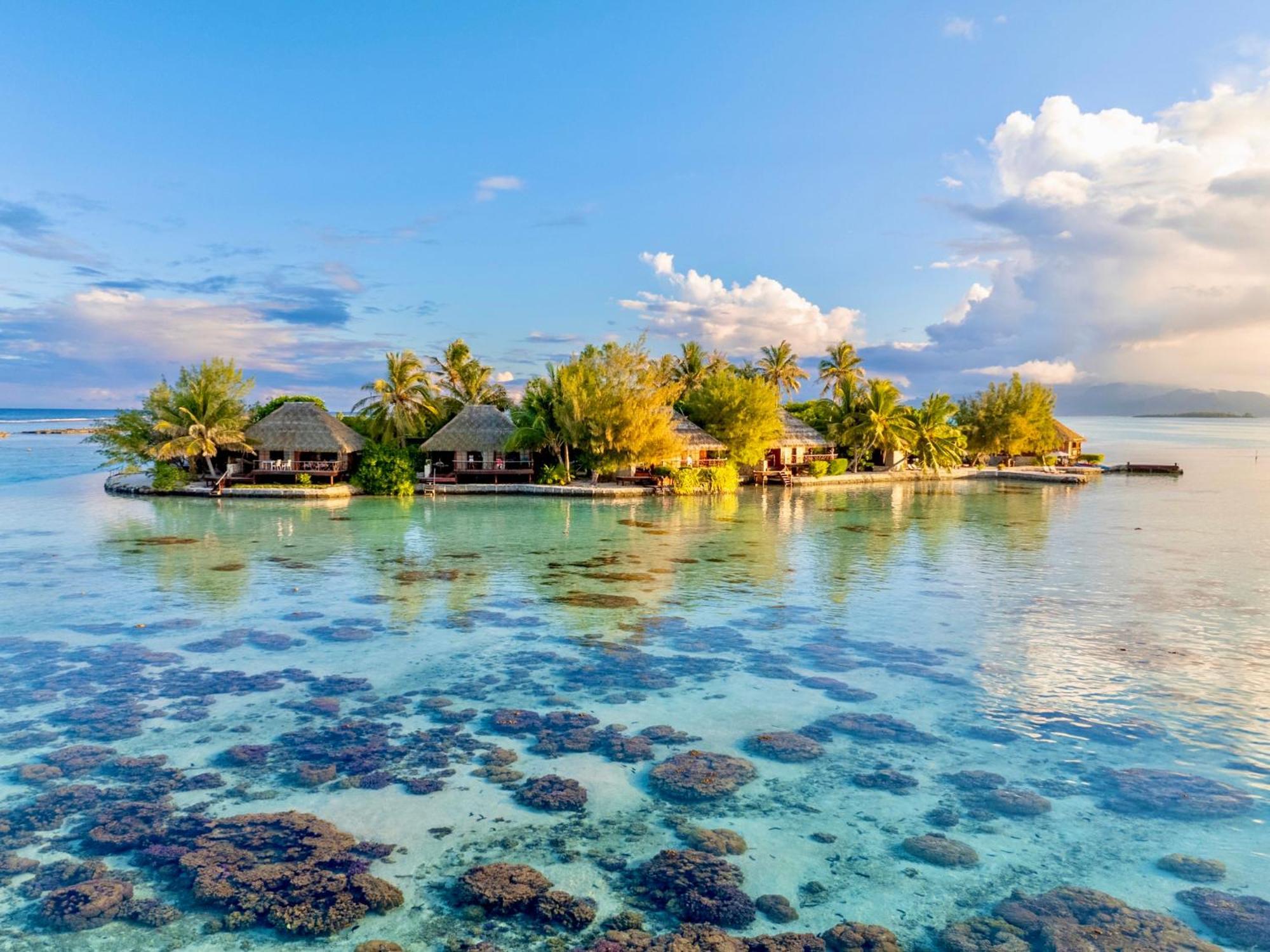 Hotel Eden Private Island Tahaa Patio  Exteriér fotografie