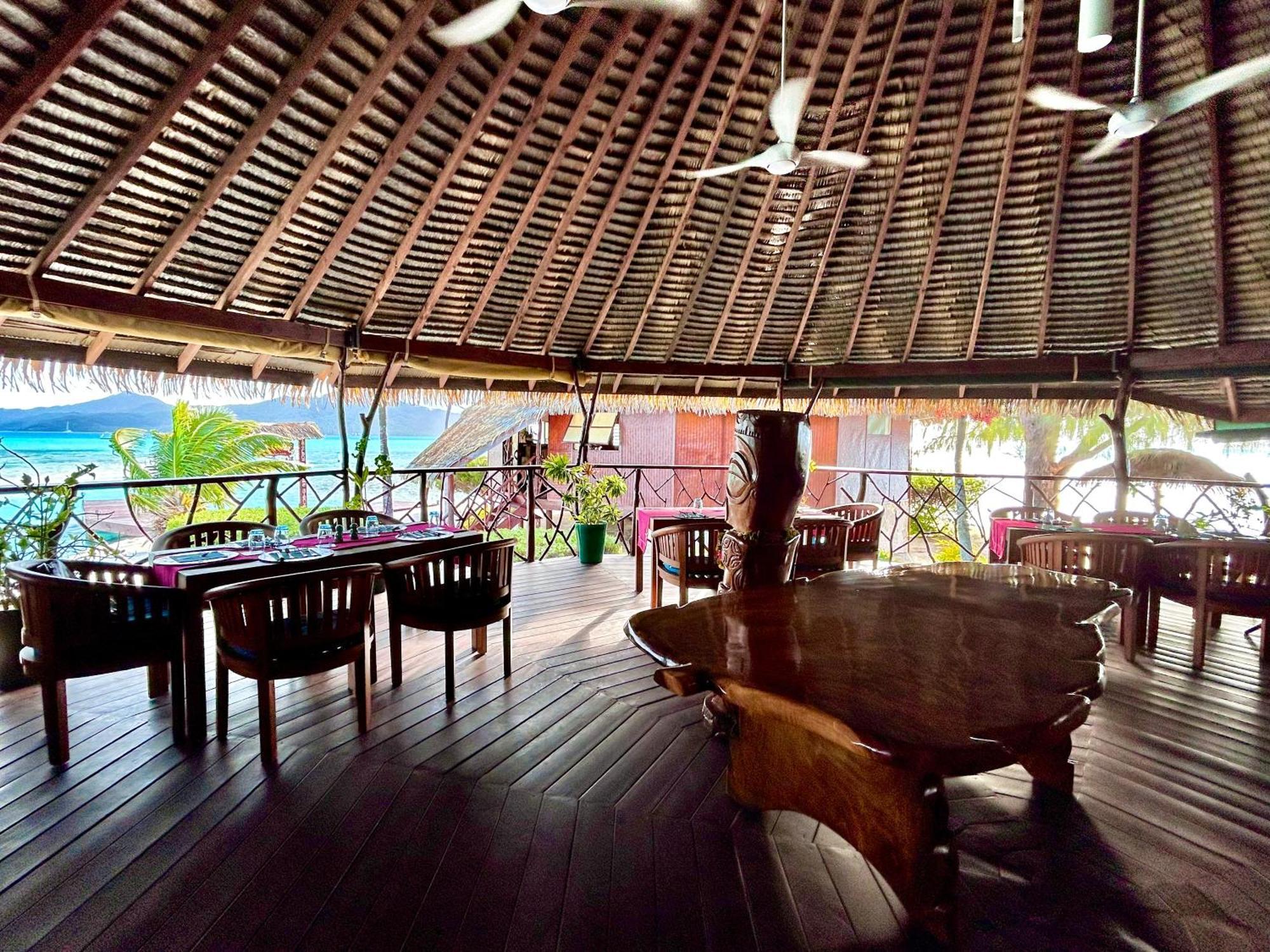 Hotel Eden Private Island Tahaa Patio  Exteriér fotografie
