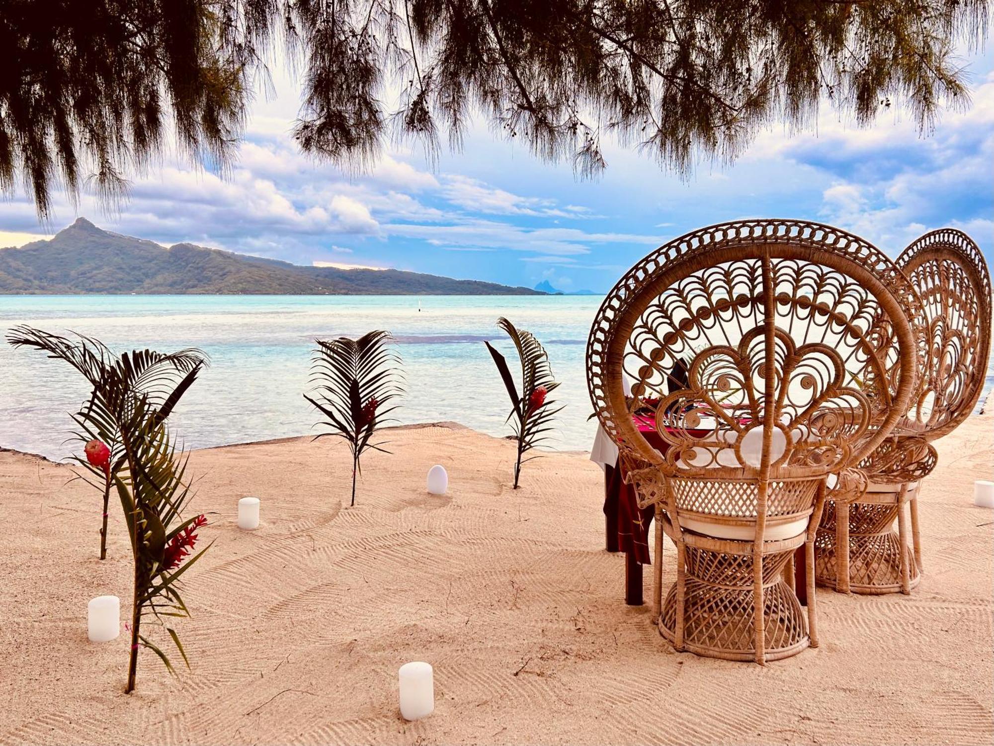 Hotel Eden Private Island Tahaa Patio  Exteriér fotografie