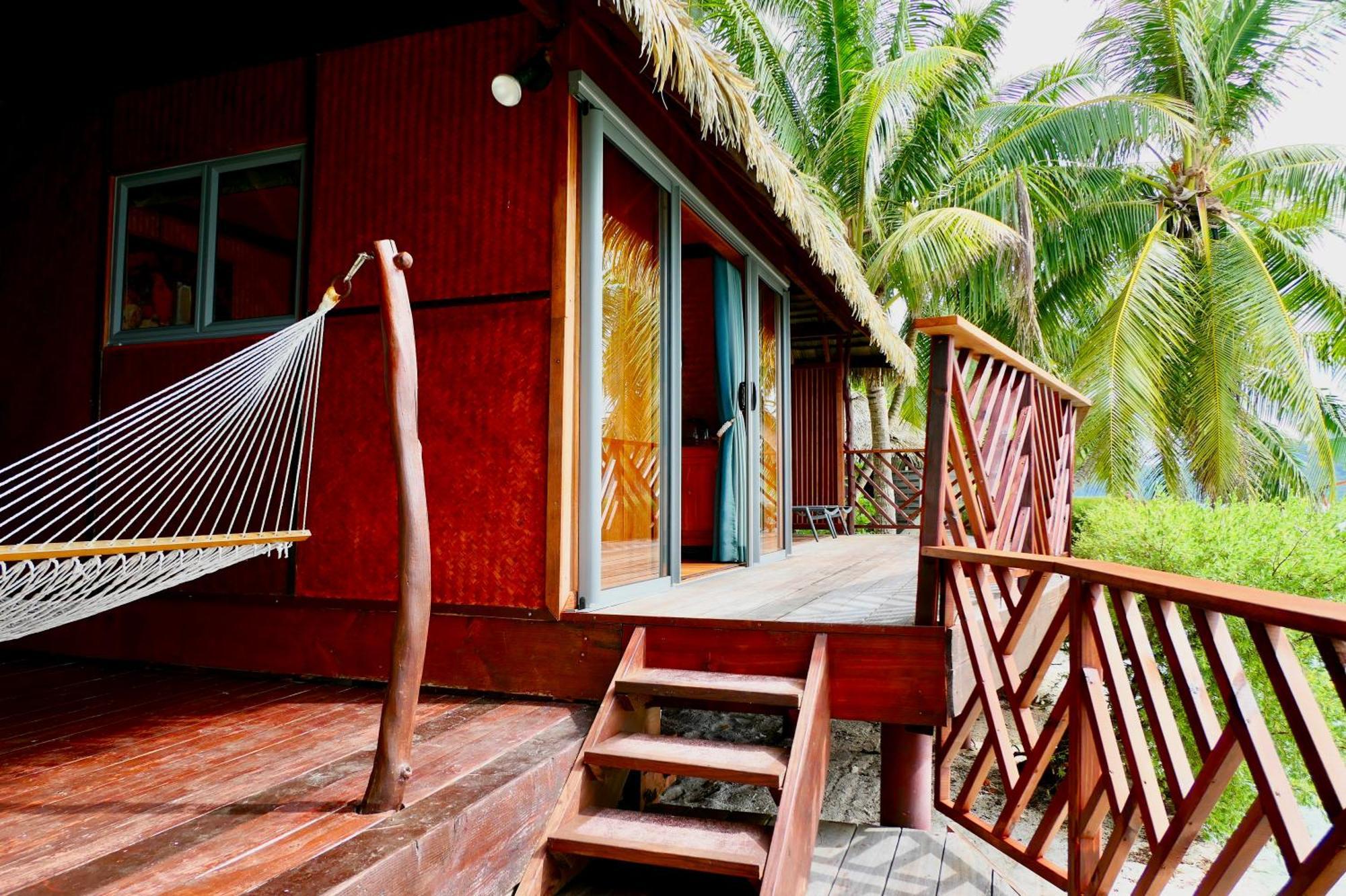 Hotel Eden Private Island Tahaa Patio  Exteriér fotografie