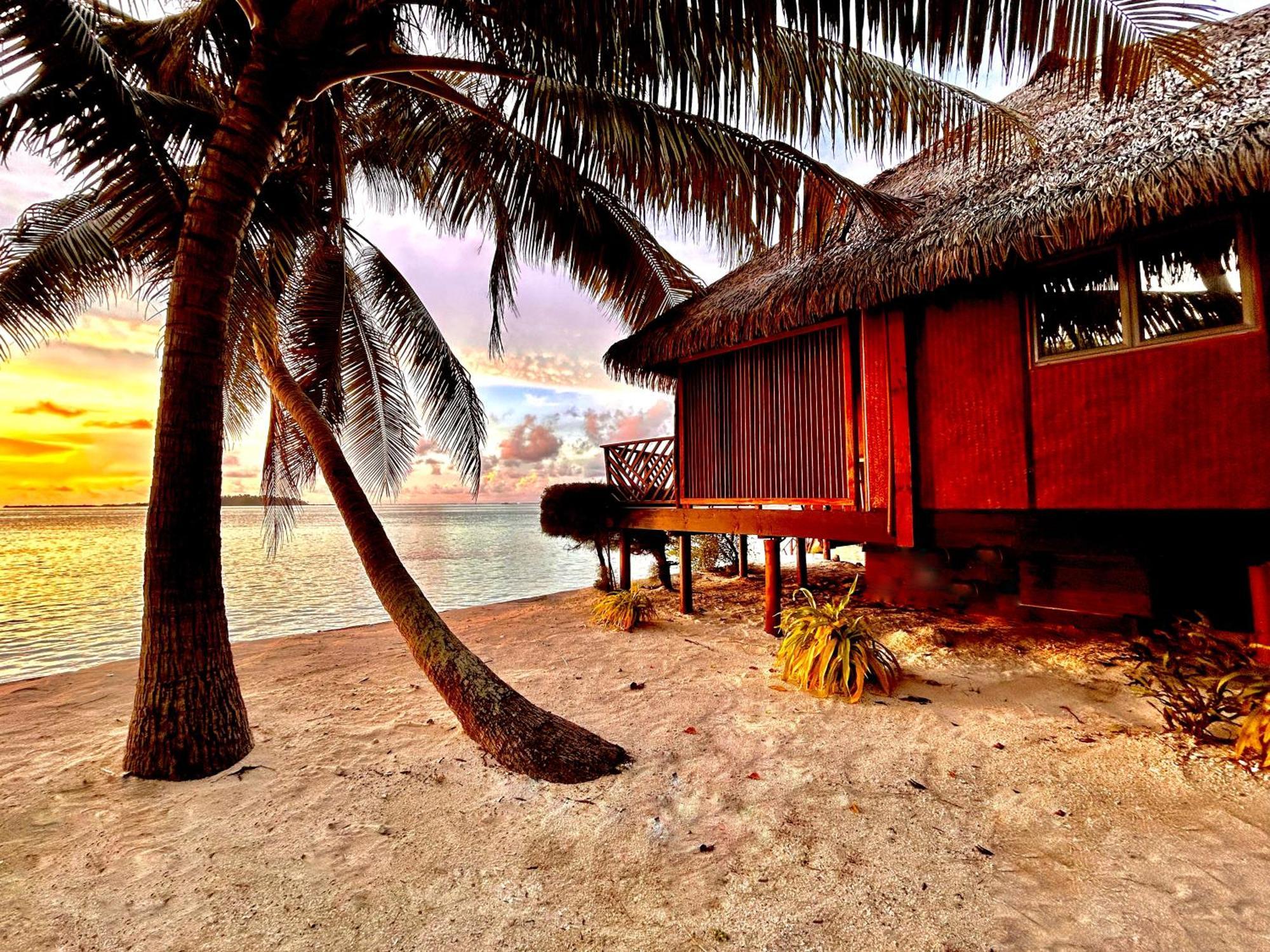 Hotel Eden Private Island Tahaa Patio  Exteriér fotografie