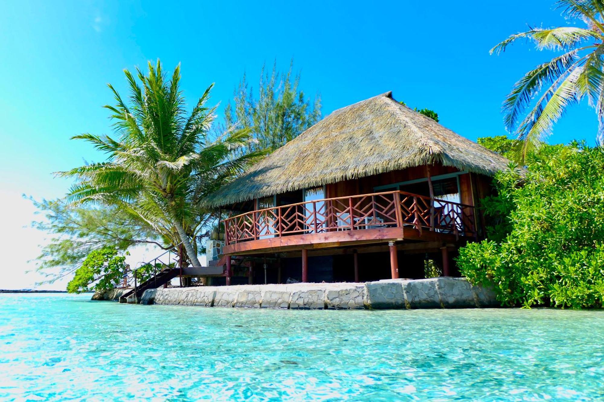 Hotel Eden Private Island Tahaa Patio  Exteriér fotografie