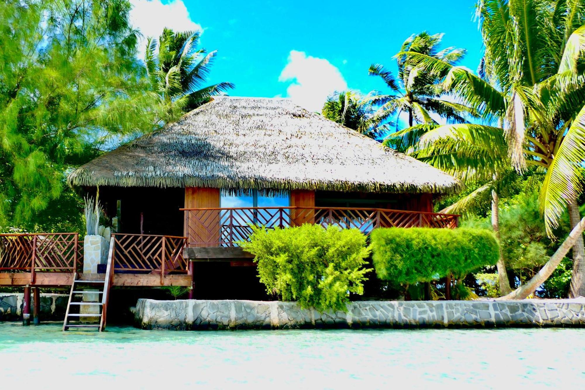 Hotel Eden Private Island Tahaa Patio  Exteriér fotografie